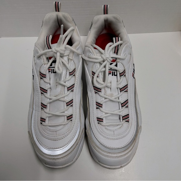 Fila Ray sneakers mens and white, size 10.5 - Picture 2 of 9